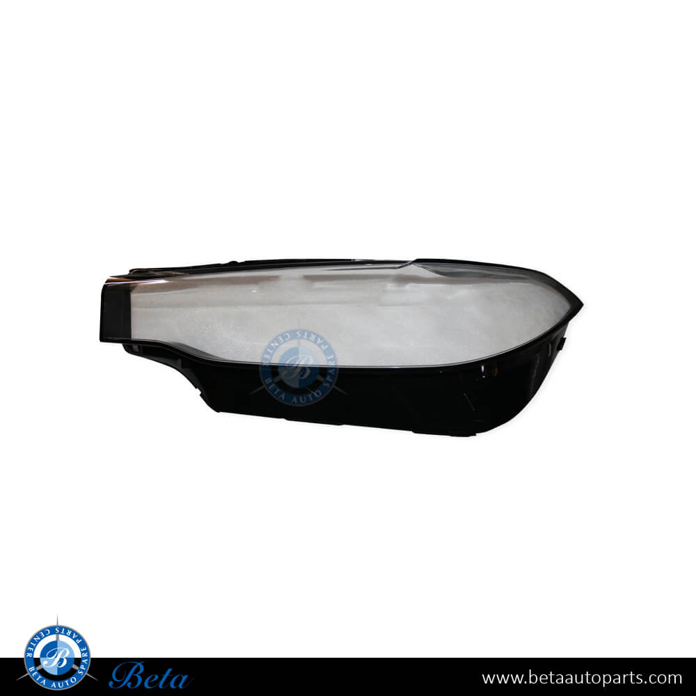 Left Side Headlamp Lens for BMW X7 G07 2019-Up models, Part Number 63117933319 Left Side Headlamp Lens for BMW X7 G07 2019-Up models, Part Number 63117933319